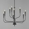 Maxim Lighting Vela 9-Light Chandelier 24819BK - alternate 4